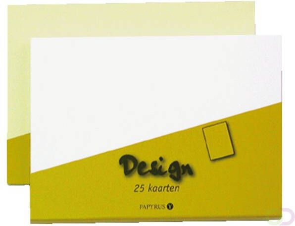 Papyrus Envelop Envelpack Design C6 114x162mm ivoor 894400
