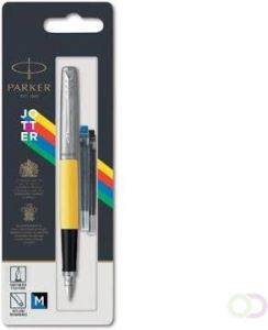 Parker Jotter Originals vulpen geel op blister