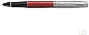 Parker Jotter rollerball Stainless Steel medium in giftbox rood