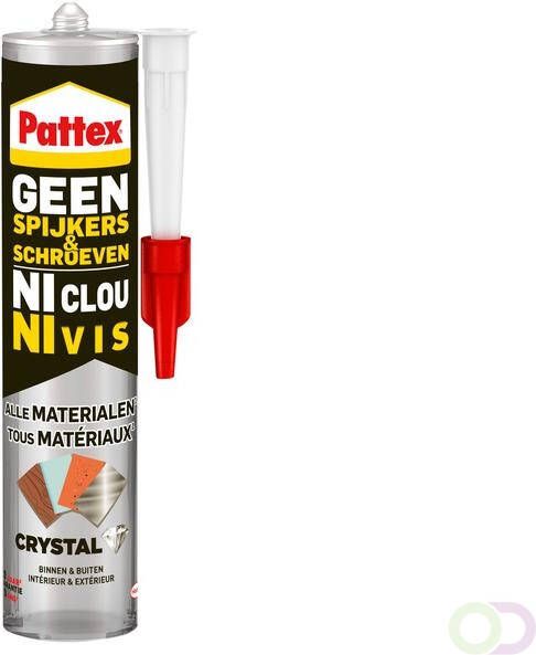 Pattex Montagekit Geen Spijkers & Schroeven Crystal 290gram