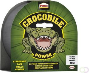 Pattex Plakband Crocodile duct tape 50mmx30m zilver