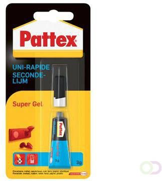 Pattex Secondelijm super gel tube 3gram op blister