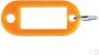 Merkloos Sleutelhanger oranje doos van 100 stuks - Thumbnail 2