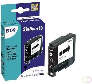 Pelikan inktcartridge zwart 300 pagina's voor Brother OEM: LC970BK