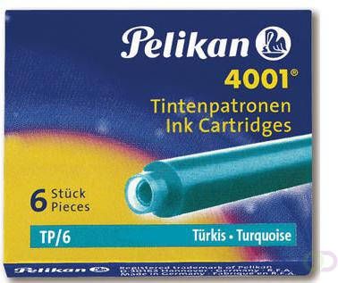 Pelikan inktpatronen 4001 turkoois