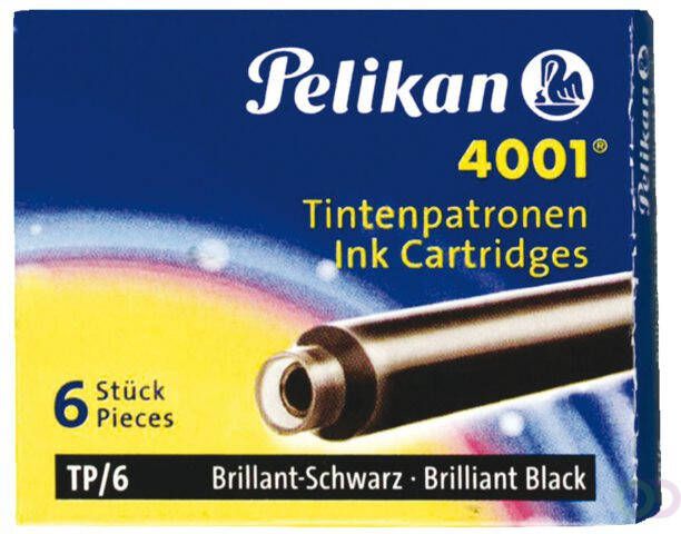 Pelikan Inktpatroon 4001 blauw zwart