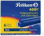 Pelikan inktpatronen 4001 koningsblauw - Thumbnail 3