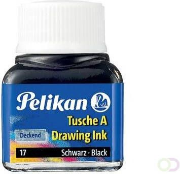 Pelikan Oost-Indische inkt zwart flesje van 10 ml