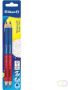 Pelikan tweekleurig potlood rood en blauw - Thumbnail 2