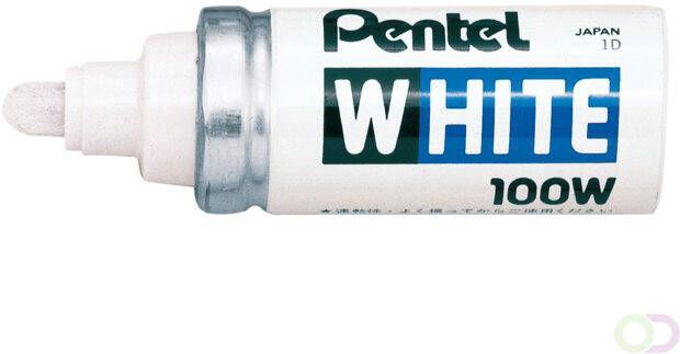 Pentel Viltstift 100W lakmarker rond wit 4mm