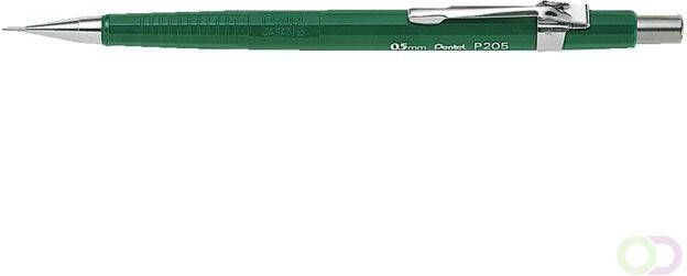 Pentel Vulpotlood P205 0.5mm groen