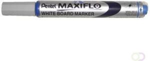Pentel Viltstift MWL5 Maxiflo whiteboard blauw 1mm