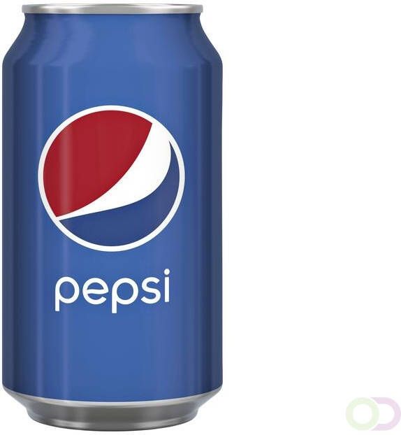 Pepsi frisdrank regular blik van 33 cl pak van 24 stuks