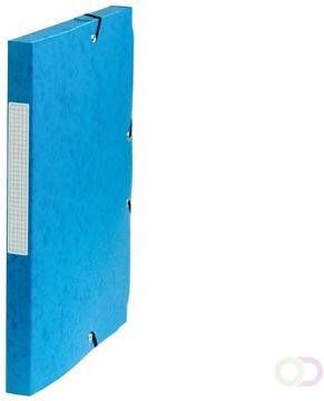Pergamy elastobox rug van 2 5 cm donkerblauw