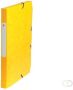 Pergamy elastobox rug van 2 5 cm geel - Thumbnail 1