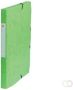 Merkloos Pergamy elastobox rug van 2 5 cm groen - Thumbnail 2
