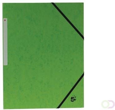 Pergamy elastomap 3 kleppen groen pak van 10 stuks