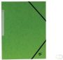 Pergamy elastomap 3 kleppen groen pak van 10 stuks - Thumbnail 2