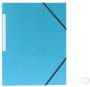 Pergamy elastomap 3 kleppen lichtblauw pak van 10 stuks - Thumbnail 2