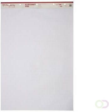 Pergamy flipchartpapier ft 65 x 98 cm geruit en blanco pak met 50 blad