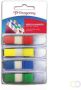 OfficeTown Pergamy index ft 45 x 12 mm blister van 4 geassorteerde klassieke kleuren met dispenser - Thumbnail 2