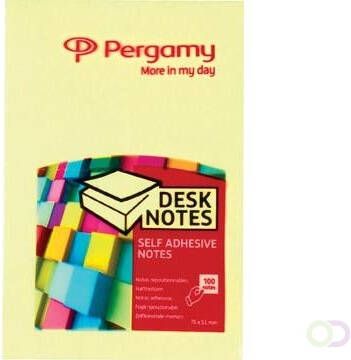 Pergamy notes ft 51 x 76 mm geel