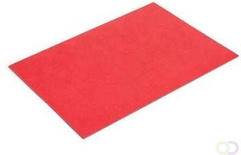 Pergamy omslagen ft A4 karton lederlook 250 micron pak van 100 stuks rood