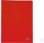 Pergamy showalbum voor ft A4 met 30 transparante tassen rood - Thumbnail 1
