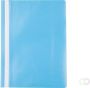 Pergamy snelhechtmap ft A4 PP pak van 5 stuks blauw - Thumbnail 2
