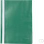 Pergamy snelhechtmap ft A4 PP pak van 5 stuks groen - Thumbnail 2