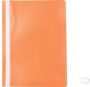 Pergamy snelhechtmap ft A4 PP pak van 5 stuks oranje - Thumbnail 2