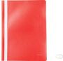 Pergamy snelhechtmap ft A4 PP pak van 5 stuks rood - Thumbnail 2