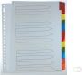 Pergamy tabbladen met indexblad ft A4 11-gaatsperforatie geassorteerde kleuren 12 tabs 25 stuks - Thumbnail 2