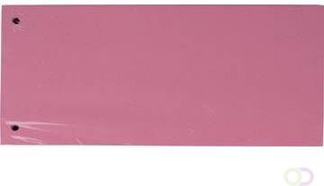 Pergamy verdeelstroken pak van 100 stuks roze