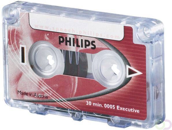 Philips Cassette dicteer LFH 0005 2c15min met clip