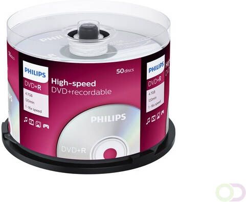 Philips DVD R 4.7GB 16x SP (50)