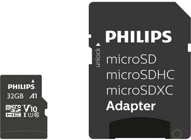 Philips Micro SDHC Card Class 10 UHS-I U1 32GB