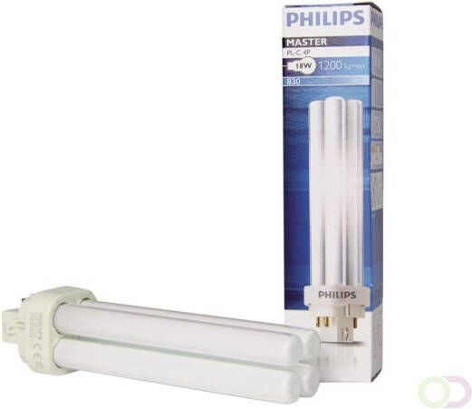 Philips Spaarlamp CorePro PL C 4P 18W 1200 Lumen 830 warm wt