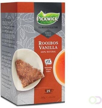 Pickwick Tea Master Selection rooibos vanille pak van 25 stuks