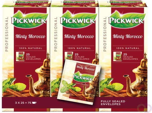 Pickwick Thee minty morocco 25 zakjes van 2gr
