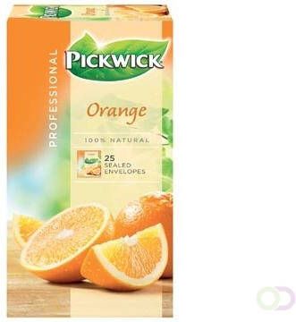 Pickwick thee sinaasappel pak van 25 zakjes