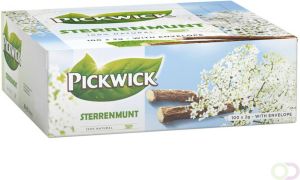 Pickwick Thee sterrenmunt 100 zakjes van 2gram met envelop