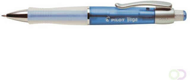 Pilot Balpen Vega transparant blauw medium
