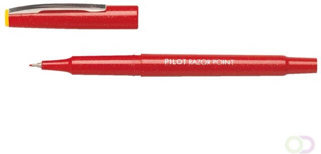 Pilot Fineliner Razor Point SW-10 PP rood 0.3mm