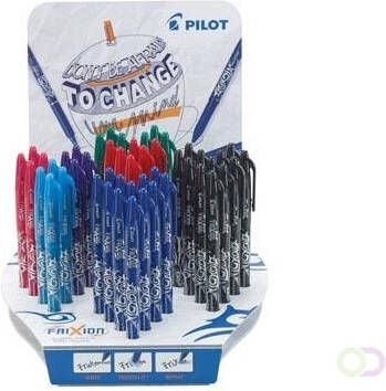 Pilot gelroller Frixion Ball display met 60 stuks