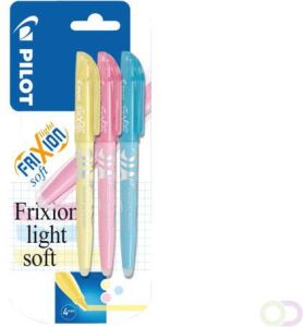 Pilot Frixion Light Soft blister van 3 stuks in geassorteerde kleuren