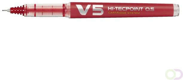 Pilot Rollerpen begreen Hi-Tecpoint V5 0 3mm rood