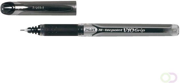 Pilot Rollerpen Hi-Tecpoint grip V10 0.6mm zwart