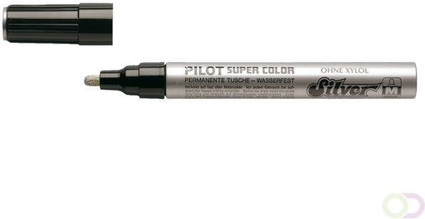 Pilot Viltstift Super SC-S-M lakmarker rond zilver 2mm