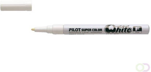 Pilot Viltstift Super SC-W-F lakmarker rond wit 1mm